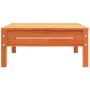 Dreisitziges Massivholz-Gartensofa aus Kiefer in brauner Wachsfarbe. von , Modulare Sofas für den Außenbereich - Ref: Foro24-...