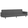 Zweiplätziges Schlafsofa aus dunkelgrauem Samtstoff von , Sofas - Ref: Foro24-375938, Preis: 263,59 €, Rabatt: %