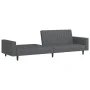 Zweiplätziges Schlafsofa aus dunkelgrauem Samtstoff von , Sofas - Ref: Foro24-375938, Preis: 263,59 €, Rabatt: %