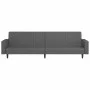 Zweiplätziges Schlafsofa aus dunkelgrauem Samtstoff von , Sofas - Ref: Foro24-375938, Preis: 263,59 €, Rabatt: %