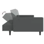 Zweiplätziges Schlafsofa aus dunkelgrauem Samtstoff von , Sofas - Ref: Foro24-375938, Preis: 263,59 €, Rabatt: %