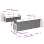 Set de sofás de jardín 8 pzas y cojines ratán sintético gris by , Garden sets - Ref: Foro24-3259890, Price: 502,65 €, Discoun...
