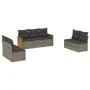 7-teiliges Gartensofa-Set mit grauen PE-Rattan-Kissen. von , Gartensets - Ref: Foro24-3259960, Preis: 433,75 €, Rabatt: %