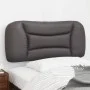 Gepolstertes Bettkopfteil aus grauem Kunstleder, 80 cm von , Kopf- und Fußteile - Ref: Foro24-374535, Preis: 42,16 €, Rabatt: %