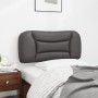 Gepolstertes Bettkopfteil aus grauem Kunstleder, 80 cm von , Kopf- und Fußteile - Ref: Foro24-374535, Preis: 33,13 €, Rabatt: %