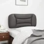 Gepolstertes Bettkopfteil aus grauem Kunstleder, 80 cm von , Kopf- und Fußteile - Ref: Foro24-374535, Preis: 42,16 €, Rabatt: %