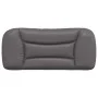 Gepolstertes Bettkopfteil aus grauem Kunstleder, 80 cm von , Kopf- und Fußteile - Ref: Foro24-374535, Preis: 42,16 €, Rabatt: %