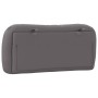 Gray synthetic leather padded bed headboard 80 cm by , Headboards and footboards - Ref: Foro24-374535, Price: 33,13 €, Discou...