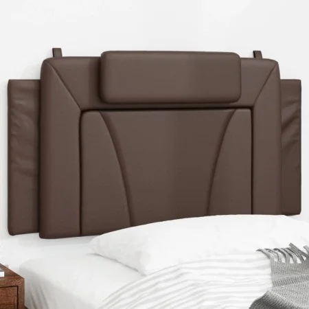 Brown synthetic leather padded bed headboard 100 cm by , Headboards and footboards - Ref: Foro24-374776, Price: 42,27 €, Disc...