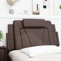 Gepolstertes Bettkopfteil aus braunem Kunstleder, 100 cm von , Kopf- und Fußteile - Ref: Foro24-374776, Preis: 42,94 €, Rabat...