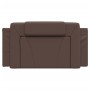 Cabecero de cama acolchado cuero sintético marrón 100 cm de , Cabeceros y pies de cama - Ref: Foro24-374776, Precio: 40,03 €