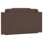 Cabecero de cama acolchado cuero sintético marrón 100 cm de , Cabeceros y pies de cama - Ref: Foro24-374776, Precio: 42,22 €,...