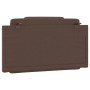 Cabecero de cama acolchado cuero sintético marrón 100 cm de , Cabeceros y pies de cama - Ref: Foro24-374776, Precio: 40,03 €