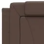 Gepolstertes Bettkopfteil aus braunem Kunstleder, 100 cm von , Kopf- und Fußteile - Ref: Foro24-374776, Preis: 42,22 €, Rabat...