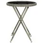 Synthetic rattan and gray tempered glass coffee table 60 cm by vidaXL, Garden tables - Ref: Foro24-46204, Price: 61,64 €, Dis...