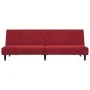Sofá cama de 2 plazas terciopelo color vino tinto by , Sofas - Ref: Foro24-375931, Price: 250,11 €, Discount: %