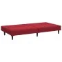 Sofá cama de 2 plazas terciopelo color vino tinto by , Sofas - Ref: Foro24-375931, Price: 250,11 €, Discount: %