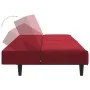 Sofá cama de 2 plazas terciopelo color vino tinto by , Sofas - Ref: Foro24-375931, Price: 250,11 €, Discount: %