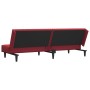 Zweiplätziges Schlafsofa aus Samt in Weinrot. von , Sofas - Ref: Foro24-375931, Preis: 254,26 €, Rabatt: %