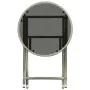 Mesa de centro ratán sintético y vidrio templado gris 60 cm de vidaXL, Mesas de jardín - Ref: Foro24-46204, Precio: 61,44 €, ...