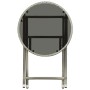 Synthetic rattan and gray tempered glass coffee table 60 cm by vidaXL, Garden tables - Ref: Foro24-46204, Price: 62,24 €, Dis...