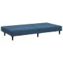 Sofá cama de 2 plazas terciopelo azul by , Sofas - Ref: Foro24-375925, Price: 237,04 €, Discount: %
