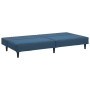 Sofá cama de 2 plazas terciopelo azul by , Sofas - Ref: Foro24-375925, Price: 241,15 €, Discount: %