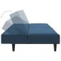 Sofá cama de 2 plazas terciopelo azul by , Sofas - Ref: Foro24-375925, Price: 237,04 €, Discount: %