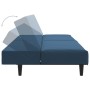 Sofá cama de 2 plazas terciopelo azul by , Sofas - Ref: Foro24-375925, Price: 241,15 €, Discount: %