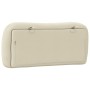 Padded headboard in cream fabric 90 cm by , Headboards and footboards - Ref: Foro24-374542, Price: 47,54 €, Discount: %