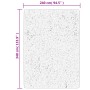 Alfombra de pelo largo moderna dorado 240x340 cm by , Rugs - Ref: Foro24-375351, Price: 181,61 €, Discount: %