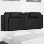 Gepolstertes Bettkopfteil aus schwarzem Kunstleder, 120 cm von , Kopf- und Fußteile - Ref: Foro24-374781, Preis: 56,30 €, Rab...
