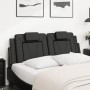 Gepolstertes Bettkopfteil aus schwarzem Kunstleder, 120 cm von , Kopf- und Fußteile - Ref: Foro24-374781, Preis: 56,30 €, Rab...