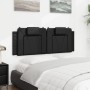 Gepolstertes Bettkopfteil aus schwarzem Kunstleder, 120 cm von , Kopf- und Fußteile - Ref: Foro24-374781, Preis: 56,30 €, Rab...