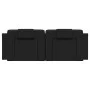 Black synthetic leather padded bed headboard 120 cm by , Headboards and footboards - Ref: Foro24-374781, Price: 55,25 €, Disc...