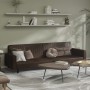 Sofá cama de 2 plazas cuero sintético marrón by , Sofas - Ref: Foro24-375952, Price: 269,26 €, Discount: %