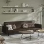 Zweiplätziges Schlafsofa aus braunem Kunstleder von , Sofas - Ref: Foro24-375952, Preis: 255,08 €, Rabatt: %