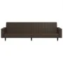 Sofá cama de 2 plazas cuero sintético marrón by , Sofas - Ref: Foro24-375952, Price: 255,08 €, Discount: %