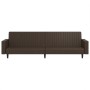 Sofá cama de 2 plazas cuero sintético marrón by , Sofas - Ref: Foro24-375952, Price: 269,26 €, Discount: %