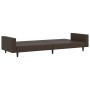 Zweiplätziges Schlafsofa aus braunem Kunstleder von , Sofas - Ref: Foro24-375952, Preis: 269,26 €, Rabatt: %