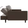 Sofá cama de 2 plazas cuero sintético marrón by , Sofas - Ref: Foro24-375952, Price: 255,08 €, Discount: %