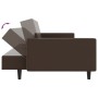 Zweiplätziges Schlafsofa aus braunem Kunstleder von , Sofas - Ref: Foro24-375952, Preis: 269,26 €, Rabatt: %
