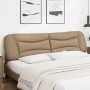 Gepolstertes Kopfteil aus synthetischem Capuccino-Leder, 200 cm. von , Kopf- und Fußteile - Ref: Foro24-374627, Preis: 61,78 ...