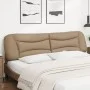 Gepolstertes Kopfteil aus synthetischem Capuccino-Leder, 200 cm. von , Kopf- und Fußteile - Ref: Foro24-374627, Preis: 61,24 ...