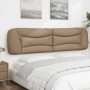 Padded headboard in synthetic cappuccino leather, 200 cm. by , Headboards and footboards - Ref: Foro24-374627, Price: 61,78 €...