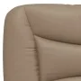 Padded headboard in synthetic cappuccino leather, 200 cm. by , Headboards and footboards - Ref: Foro24-374627, Price: 61,24 €...