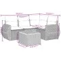 Juego de sofás jardín con cojines 5 pzas ratán sintético beige by , Garden sets - Ref: Foro24-3257318, Price: 400,63 €, Disco...