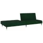 Zweiplätziges Schlafsofa aus dunkelgrünem Samtstoff von , Sofas - Ref: Foro24-375876, Preis: 263,61 €, Rabatt: %