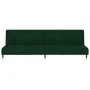 Zweiplätziges Schlafsofa aus dunkelgrünem Samtstoff von , Sofas - Ref: Foro24-375876, Preis: 263,61 €, Rabatt: %