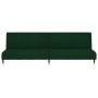 Zweiplätziges Schlafsofa aus dunkelgrünem Samtstoff von , Sofas - Ref: Foro24-375876, Preis: 258,07 €, Rabatt: %